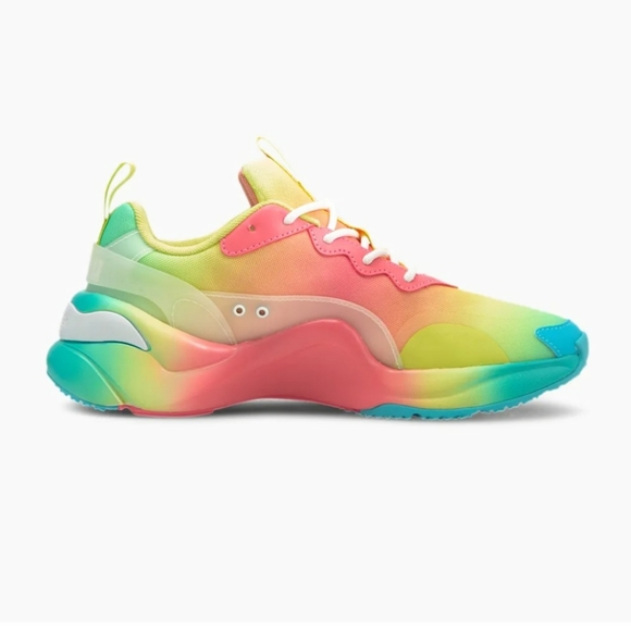 rise tie dye women's sneakers puma